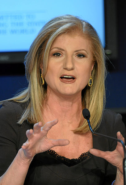 Arianna Huffington - Photo: World Economic Forum/wiki commons